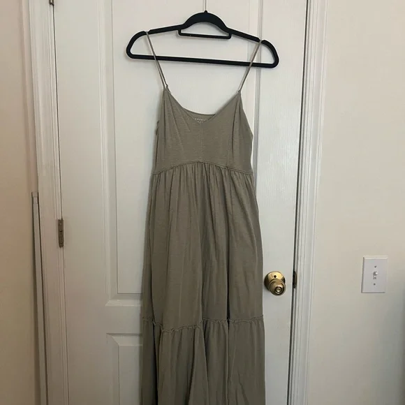 American Eagle Outfitters Olive Green Maxi Dress - Picture 4 of 6